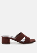 Aneka Block Heel Slip Ons